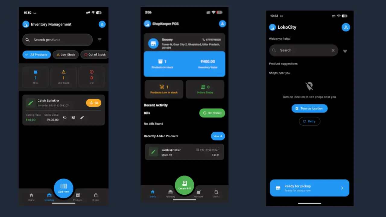 Billing & Inventory POS - Shopkeeper